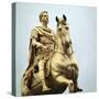 Equestrian Statue of King William Iii, 18th Century-Peter Scheemakers-Stretched Canvas