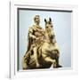 Equestrian Statue of King William Iii, 18th Century-Peter Scheemakers-Framed Photographic Print