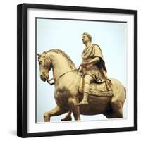 Equestrian Statue of King William Iii, 18th Century-Peter Scheemakers-Framed Photographic Print