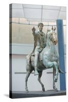 Equestrian Statue of Marcus Aurelius at Capitoline Museum-null-Stretched Canvas