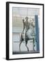 Equestrian Statue of Marcus Aurelius at Capitoline Museum-null-Framed Photographic Print