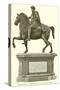 Equestrian Statue of Marcus Aurelius. (On the Capitol, at Rome)-null-Stretched Canvas