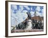 Equestrian Statue of Matyas Corvinus, Piata Uniri, Cluj, North West Transylvania, Romania-Richard Ashworth-Framed Photographic Print