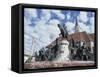 Equestrian Statue of Matyas Corvinus, Piata Uniri, Cluj, North West Transylvania, Romania-Richard Ashworth-Framed Stretched Canvas