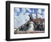 Equestrian Statue of Matyas Corvinus, Piata Uniri, Cluj, North West Transylvania, Romania-Richard Ashworth-Framed Photographic Print