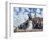 Equestrian Statue of Matyas Corvinus, Piata Uniri, Cluj, North West Transylvania, Romania-Richard Ashworth-Framed Photographic Print