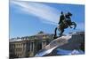 Equestrian Statue of Peter Great-null-Mounted Giclee Print