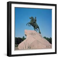 Equestrian Statue of Peter I the Great, 1782-Etienne-Maurice Falconet-Framed Giclee Print