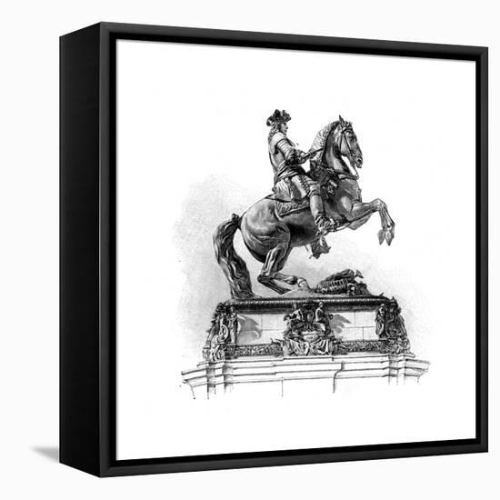 Equestrian Statue of Prince Eugene of Savoy, Vienna-Margaret Jacob-Framed Stretched Canvas