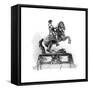 Equestrian Statue of Prince Eugene of Savoy, Vienna-Margaret Jacob-Framed Stretched Canvas