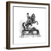 Equestrian Statue of Prince Eugene of Savoy, Vienna-Margaret Jacob-Framed Giclee Print