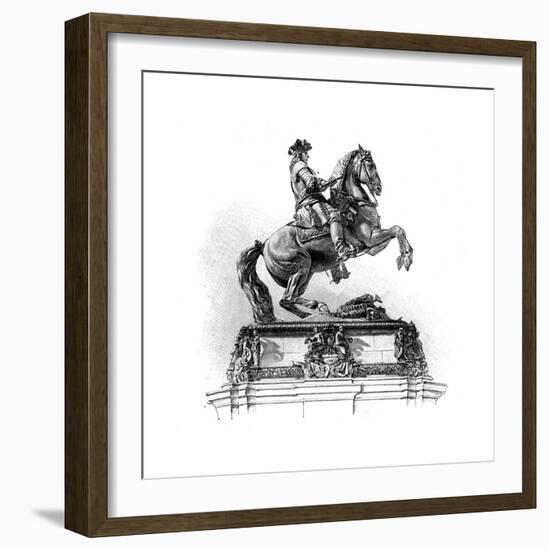 Equestrian Statue of Prince Eugene of Savoy, Vienna-Margaret Jacob-Framed Giclee Print