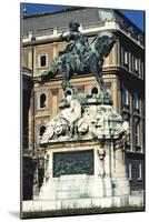 Equestrian Statue of Prince Eugene of Savoy, Who Defeated Ottomans, Buda, Budapest, Hungary-null-Mounted Giclee Print
