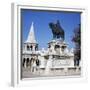 Equestrian Statue of St Stephen, 19th Century-Strobylos-Framed Premium Photographic Print