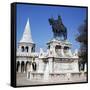 Equestrian Statue of St Stephen, 19th Century-Strobylos-Framed Stretched Canvas