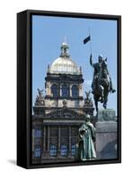 Equestrian Statue of St Wenceslas-null-Framed Stretched Canvas