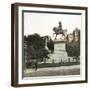 Equestrian Statue of Victor-Emmanuel II (1820-1878), King of Italy, 1886, Genoa (Italy), Circa 1890-Leon, Levy et Fils-Framed Photographic Print
