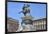 Equestrian Statue of Victor Emmanuel Ii, Piazza Del Duomo, Milan, Lombardy, Italy, Europe-Peter Richardson-Framed Photographic Print