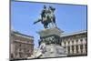 Equestrian Statue of Victor Emmanuel Ii, Piazza Del Duomo, Milan, Lombardy, Italy, Europe-Peter Richardson-Mounted Premium Photographic Print