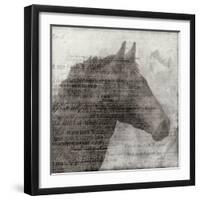 Equestrian Story 1-Ken Roko-Framed Art Print