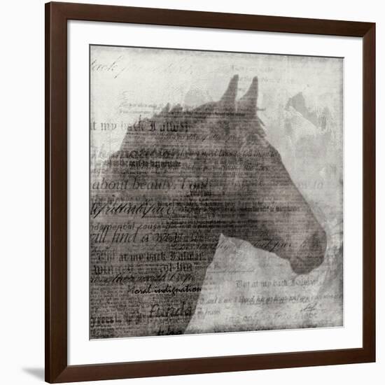 Equestrian Story 1-Ken Roko-Framed Art Print