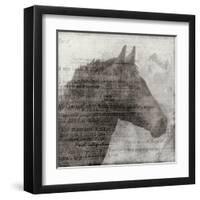 Equestrian Story 1-Ken Roko-Framed Art Print