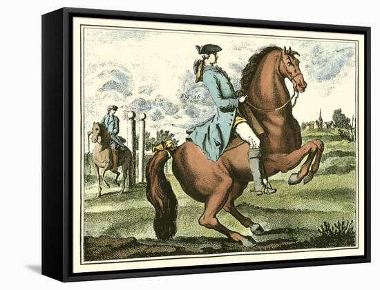 Equestrian Training III-Denis Diderot-Framed Stretched Canvas