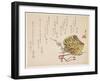 Equestrian Trappings and a Plum Branch, C.1860-Kih?-Framed Giclee Print