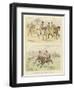 Equestrian Watercolour Sketches-Randolph Caldecott-Framed Giclee Print