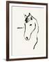 Equine Lines-Kristine Hegre-Framed Giclee Print