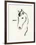 Equine Lines-Kristine Hegre-Framed Giclee Print