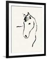 Equine Lines-Kristine Hegre-Framed Giclee Print