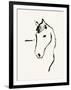 Equine Lines-Kristine Hegre-Framed Giclee Print