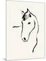 Equine Lines-Kristine Hegre-Mounted Giclee Print