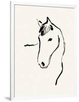 Equine Lines-Kristine Hegre-Framed Giclee Print