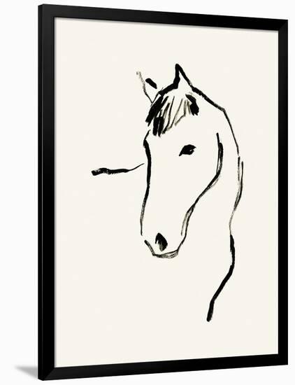 Equine Lines-Kristine Hegre-Framed Giclee Print