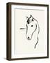 Equine Lines-Kristine Hegre-Framed Giclee Print