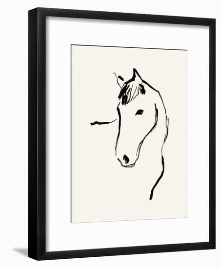 Equine Lines-Kristine Hegre-Framed Giclee Print