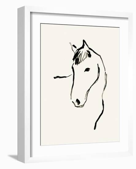 Equine Lines-Kristine Hegre-Framed Giclee Print