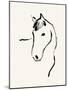 Equine Lines-Kristine Hegre-Mounted Giclee Print