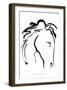 Equine Profile II-Alicia Ludwig-Framed Art Print