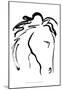 Equine Profile II-Alicia Ludwig-Mounted Art Print