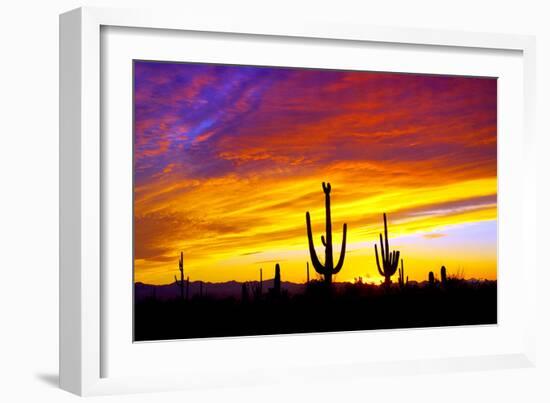 Equinox Sunset-Douglas Taylor-Framed Photographic Print