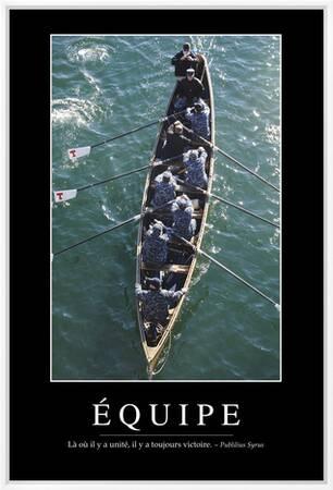 Equipe Citation Et Affiche D Inspiration Et Motivation Photographic Print Allposters Com