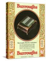 Equipment Burroughs, Adding Machines, Accountants, USA, 1920-null-Stretched Canvas