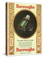 Equipment Burroughs, Adding Machines, Accountants, USA, 1929-null-Stretched Canvas