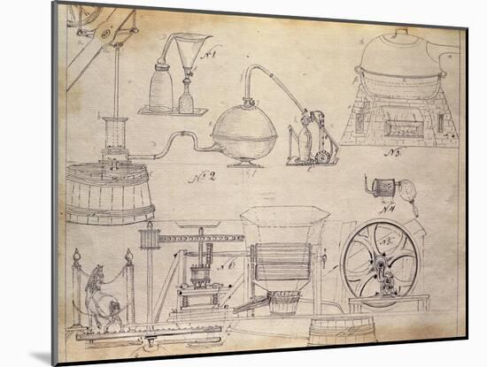Equipment for Research Laboratory-null-Mounted Giclee Print