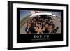 Equipo. Cita Inspiradora Y Póster Motivacional-null-Framed Photographic Print