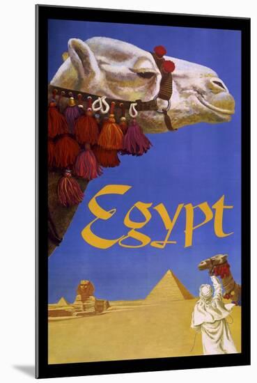 Eqypt Camel-null-Mounted Giclee Print