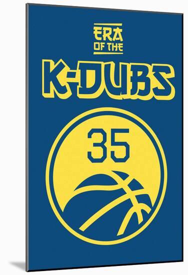 Era Of The K Dubs (Gold On Blue)-null-Mounted Poster